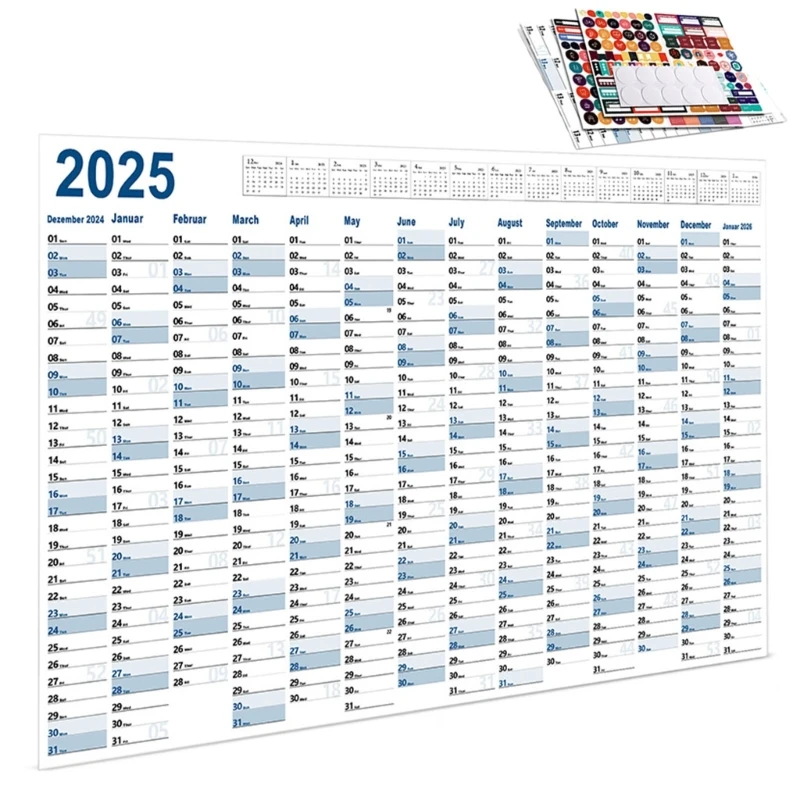 Календарь на 2025 учебный год Настенный календарь английского издания для учителя