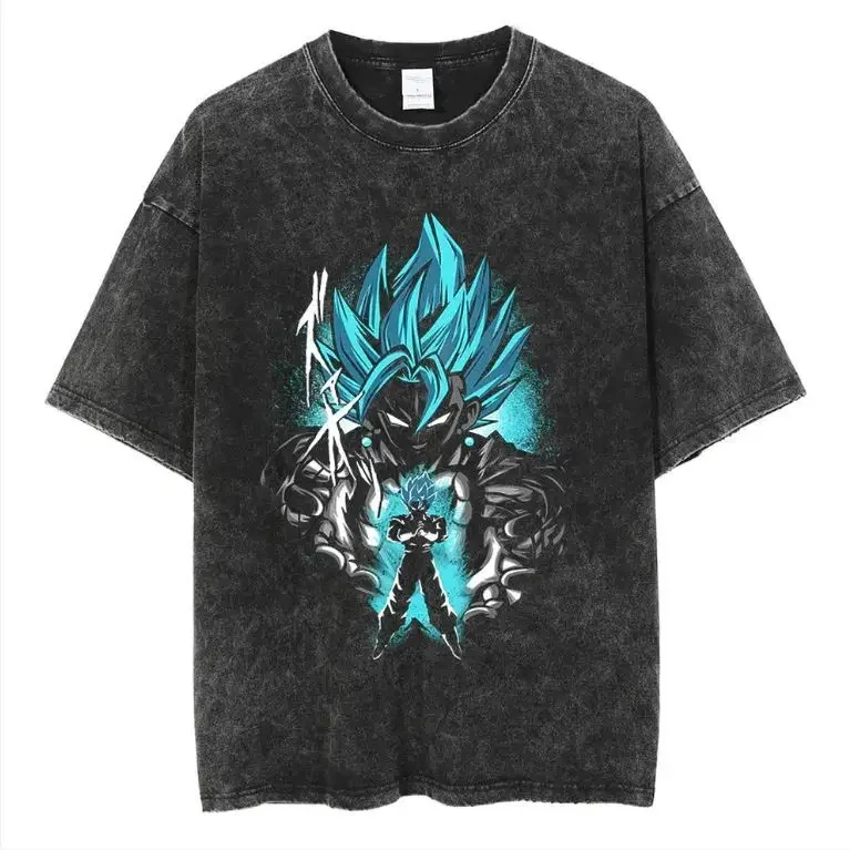 Футболка мужская винтажная с аниме-принтом Dragon Ball Z: Гоку, Крилин, Тен Шинхан, Ямча и Чьяотзу, серия Earth Warriors, 2026 (art.: 3920dae52779b) - 3920dae52779b