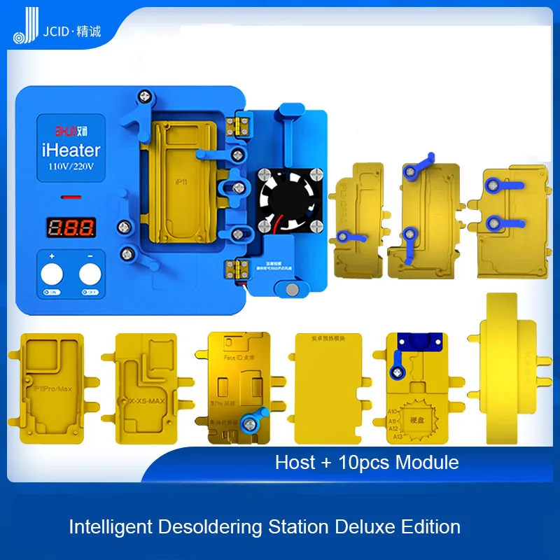 

JC iHeater Preheating Station Welding Platform For iPhone X -12 Pro Max Motherboard Layered/CPU IC Chip/Dot Matrix Repair Heater