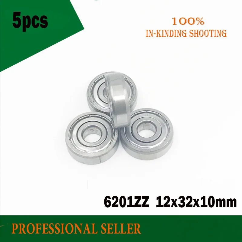 

5 шт./лот Металлический Щит 6201ZZ стальной шарикоподшипник 12x32x10 мм 6201-2Z подшипник 12 мм 12*32*10 мм 6201Z шарикоподшипник с глубоким желобом