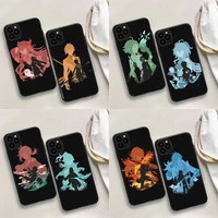 yinuoda genshin impact anime phone case for iphone 11 12 13 mini pro max 8 7 6 6s plus x 5 se 2020 xr xs funda case