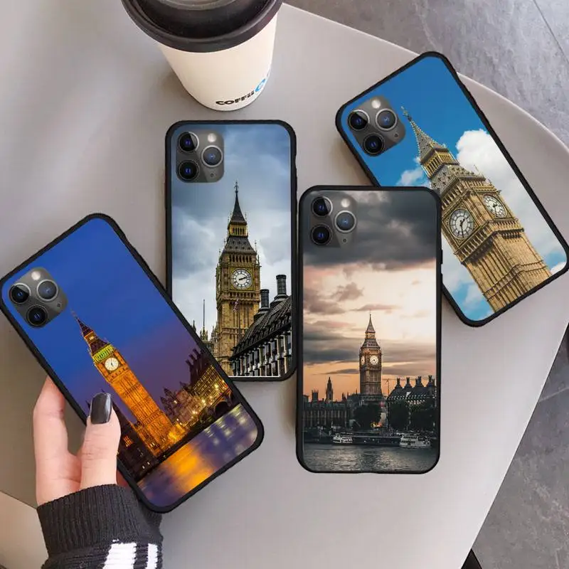 

London big ben landmark landscape Phone Case For iphone 12 11 13 7 8 6 s plus x xs xr pro max mini