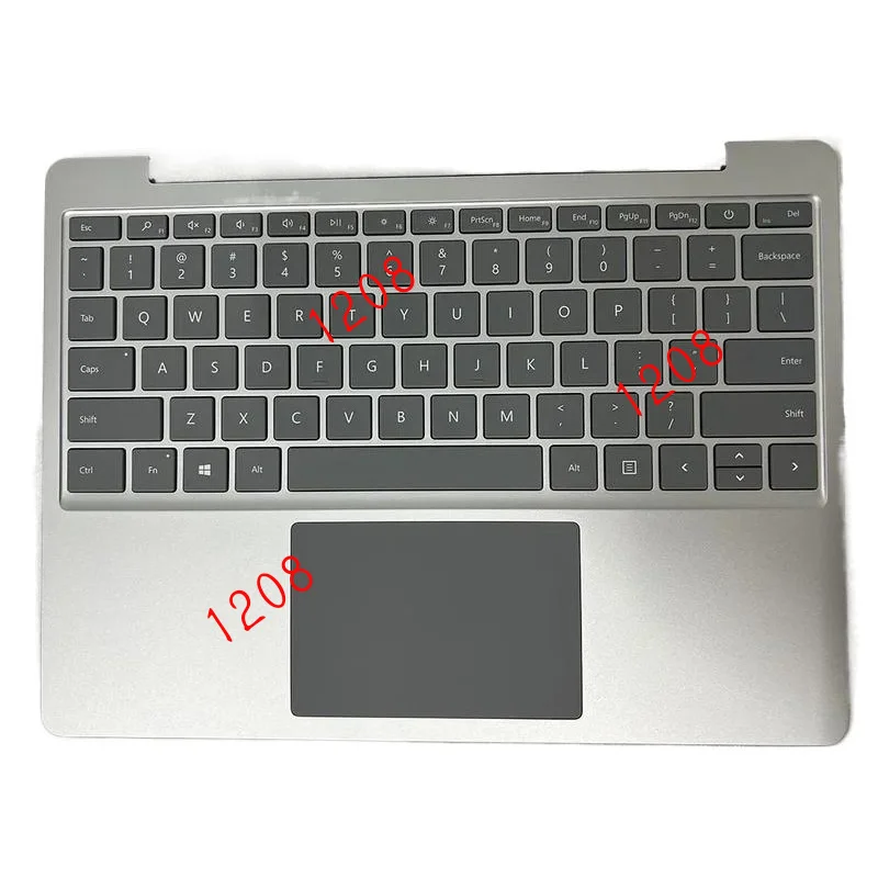 Для ноутбука Microsoft Surface Go металлическая клавиатура верхний чехол с подсветкой