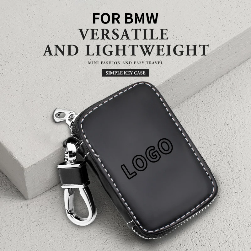

Key Case For Car Key Package Top Layer Leather For BMW E46 E90 E60 F30 F10 F20 E39 E87 E92 E36 G30 G20 X5 E70 F11 Car Accessorie