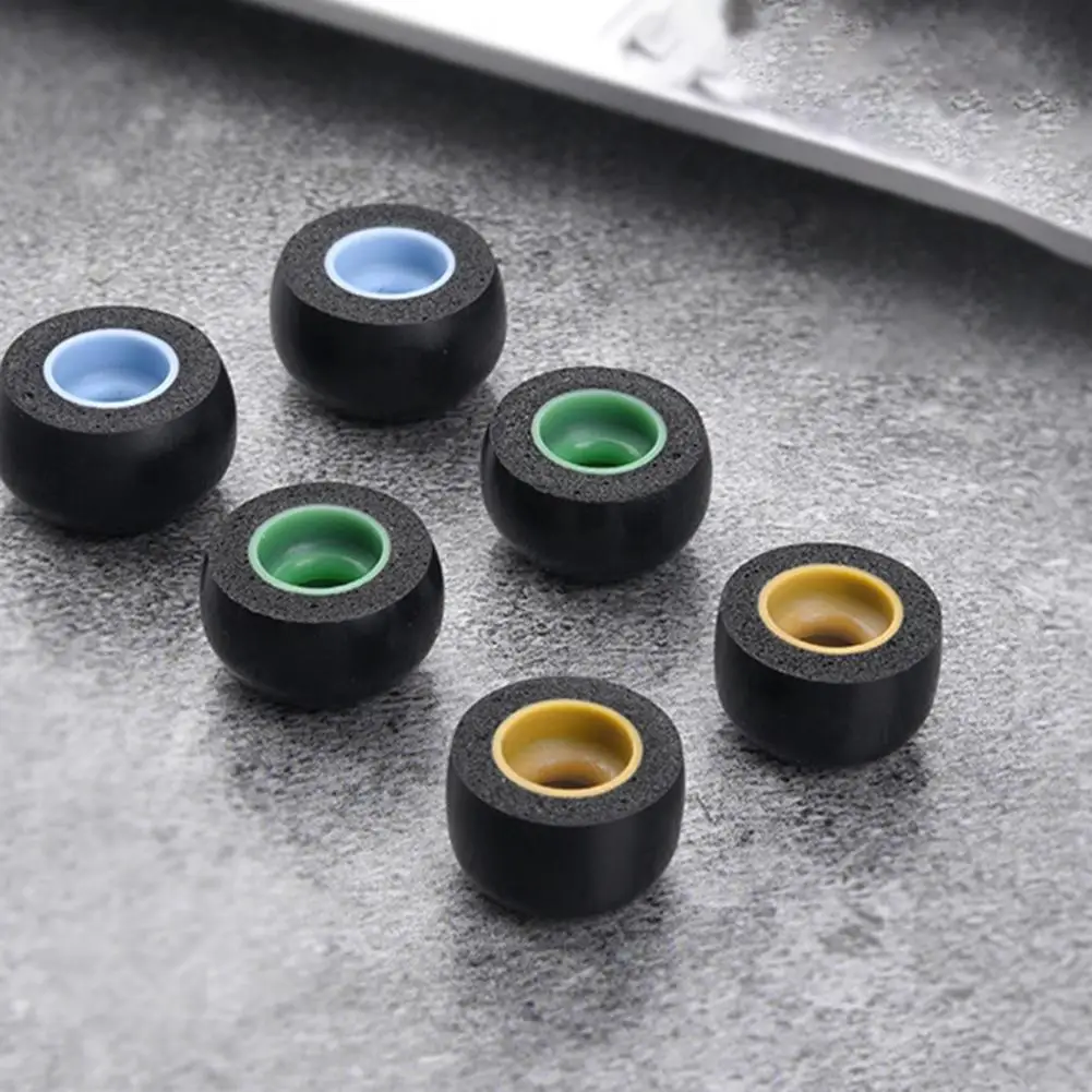 Шумоподавляющее средство, черные насадки для наушников, 1 пара, беспроводные насадки для наушников, насадки из пены с памятью ДЛЯ Jabra-Elite