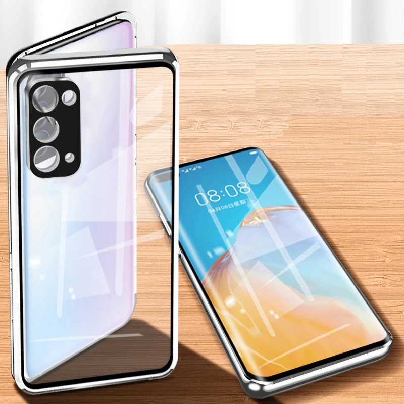 Металлический магнитный телефон с полной защитой для Redmi Note 13 Pro Plus чехол