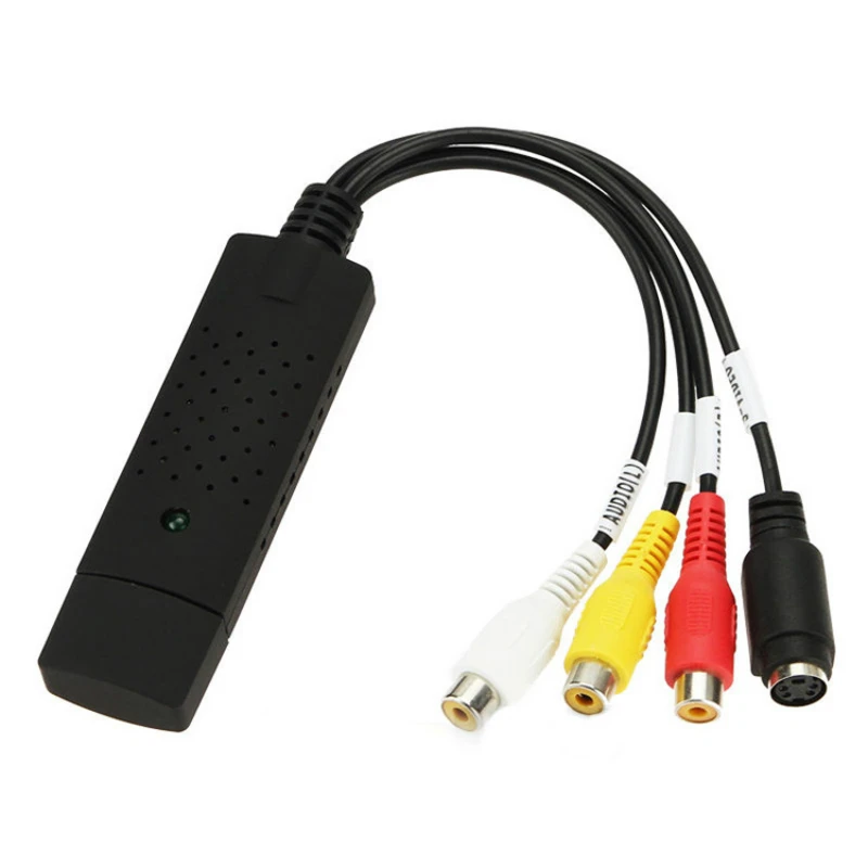 

Адаптер для видеозахвата USB 2,0, преобразователь сигнала для Win7/8/XP/Vista/10, для видеокарт NTSC/PAL VHS на DVD