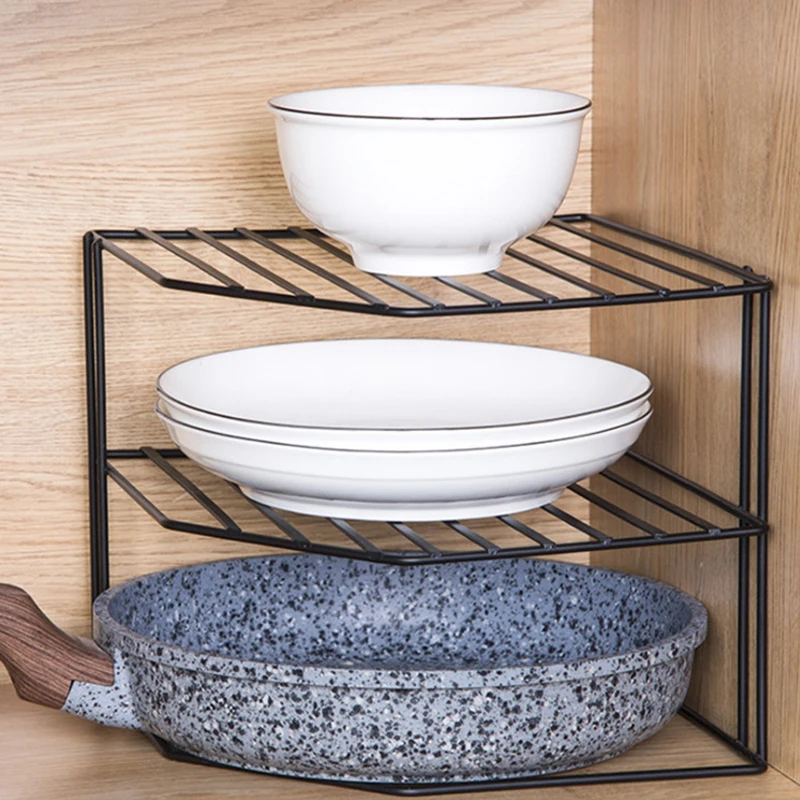 

Bathroom Corner Shelf Floor To Floor Kitchen Seasoning Rack Iron Art Multi-Layer Desktop Shelving Desk Organizer Storage Rack