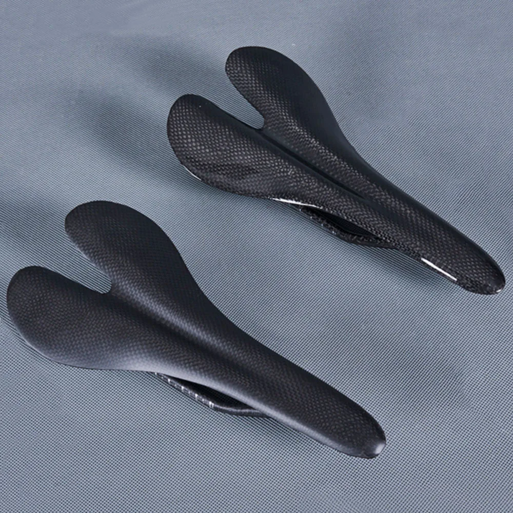 

Bicycle Saddle Carbon Fiber Saddle Seat Cushion Front Seat For Road / Mountain Fold Bike Size 270*128mm NO LOGO 3K Gloss Matt