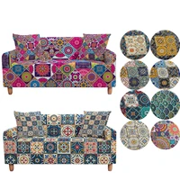 mandala floral elastic sofa cover for living room geometric slipcover sectional couch cover corner sofa cover office decoration