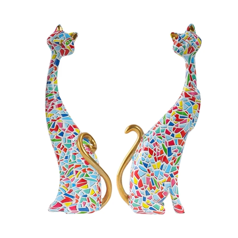 Y166 Европейский креативный граффити пара кошек украшение для дома гостиная