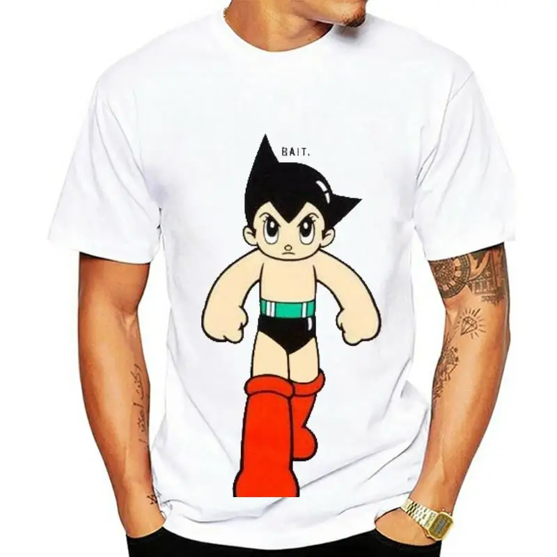 

Приманка x Astro Boy, Мужская Шаговая футболка, белая