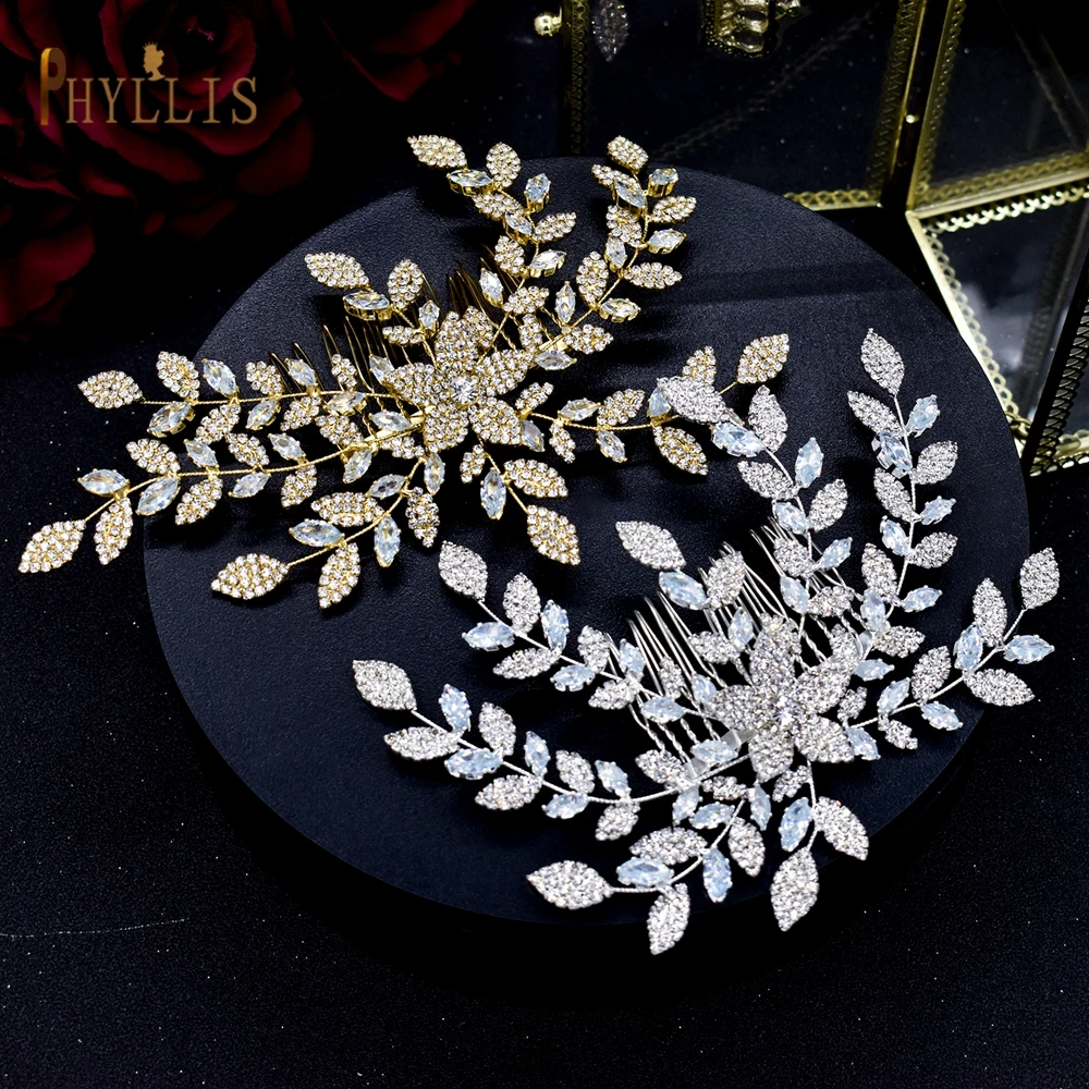 

A53 Newest Design Bridal Comb Luxury Wedding Headband Tiaras for Women Hair Jewelry Diamond Bride Headpiece Wedding Accessories