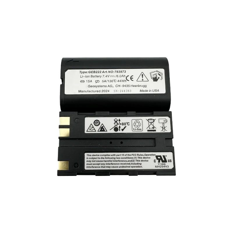 2 шт. литиевая батарея GEB222 для тахеометра Leica GPS системы ATX1200 1230 Piper 100 200 лаздов 7 4 В