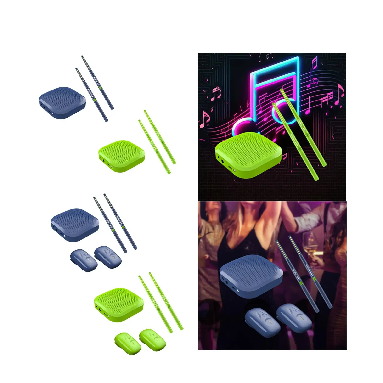 Карманная барабанная установка электронная для детей и взрослых выступление