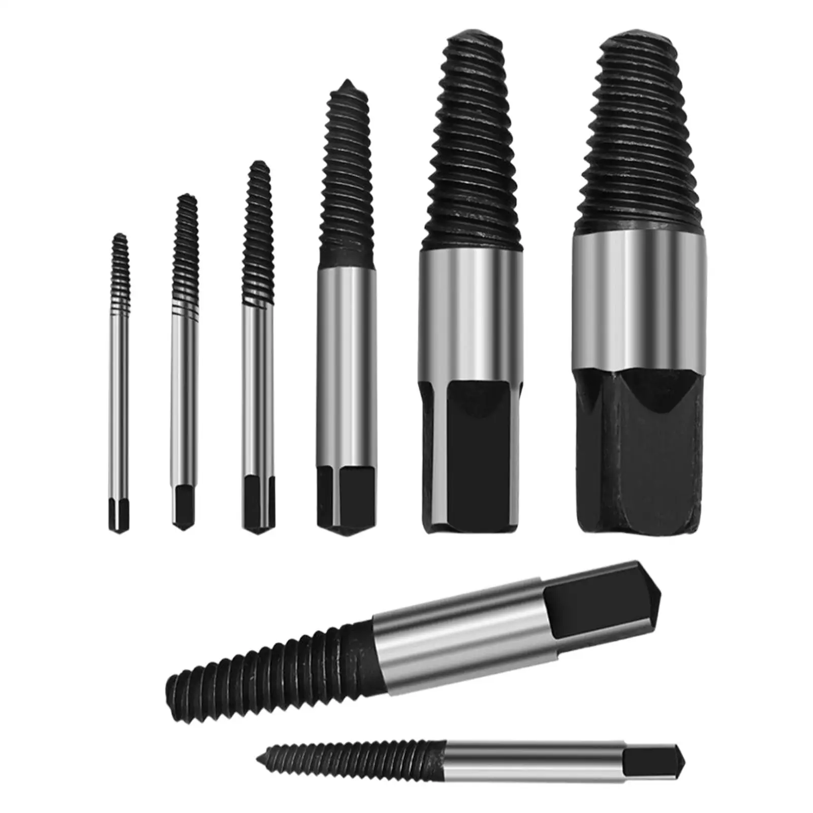 

8 Pieces Screw Extractor Set Damaged Water Pipe Remover Set for Repair