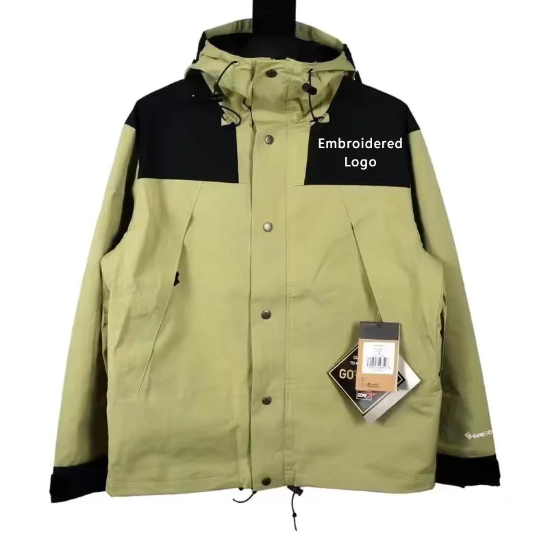 

Outdoor waterproof windbreaker, rag hooded jacket, two-color, Fashion design, mountaineering, hiking, mountaineering