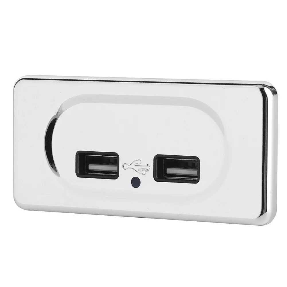 

Зарядное устройство с двумя USB-портами, 12 В/24 В