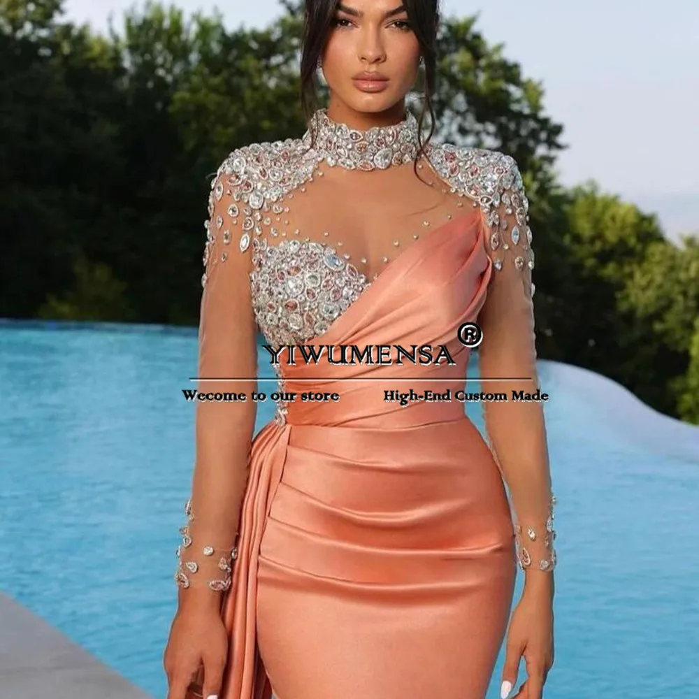 Иллюзионное вечернее платье Yiwumensa для выпускного вечера