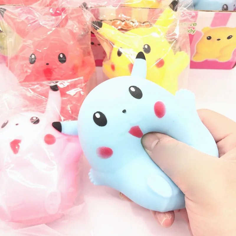 Мягкая игрушка Pokemon Pikachu милые животные сжимаемые игрушки для детей и взрослых