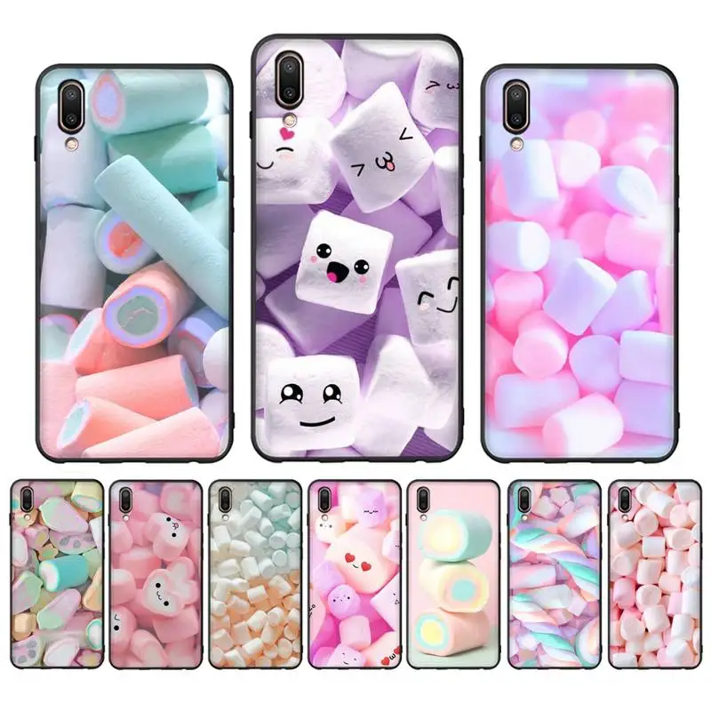 

Marshmallow Phone Case for Vivo Y91C Y11 17 19 17 67 81 Oppo A9 2020 Realme c3