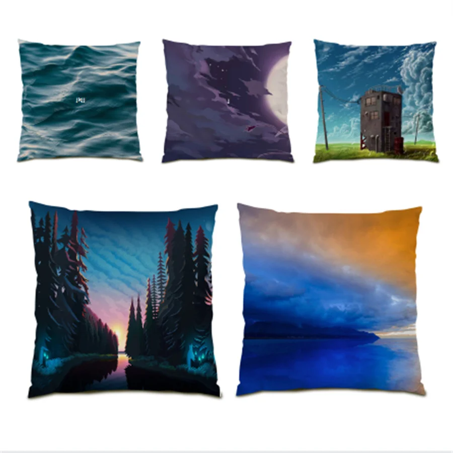 

Pilow Cover Home Fashion Real Picture Pillow Covers Decorative Cushion Polyester Linen Velvet Fabric Pillowcase Cushions E1090