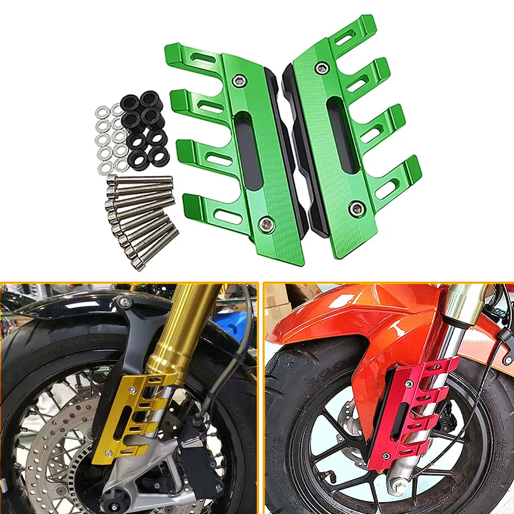 

Motorcycle CNC Front Mudguard Fender Crash Sliders Guard For Kawasaki Z750 Z900 Z800 Z250 Z300 Ninja 250 300 Z1000 Z1000SX ER6N