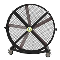 qx 2m big sized warehouse portable large stand dc fans