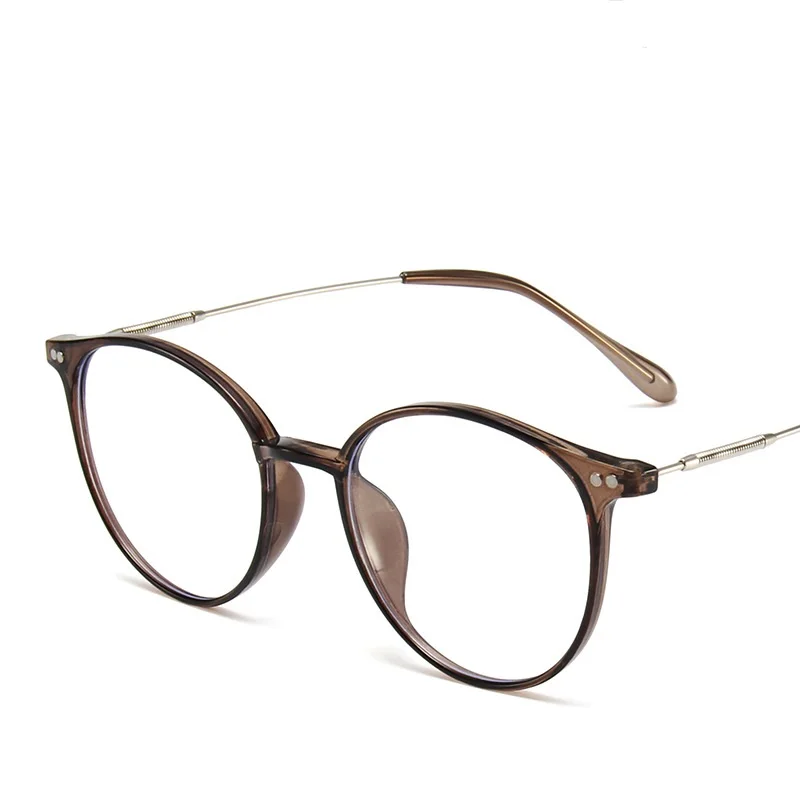 Мужчины и женщины круглые анти синие очки компьютерная рамка Оптические линзы