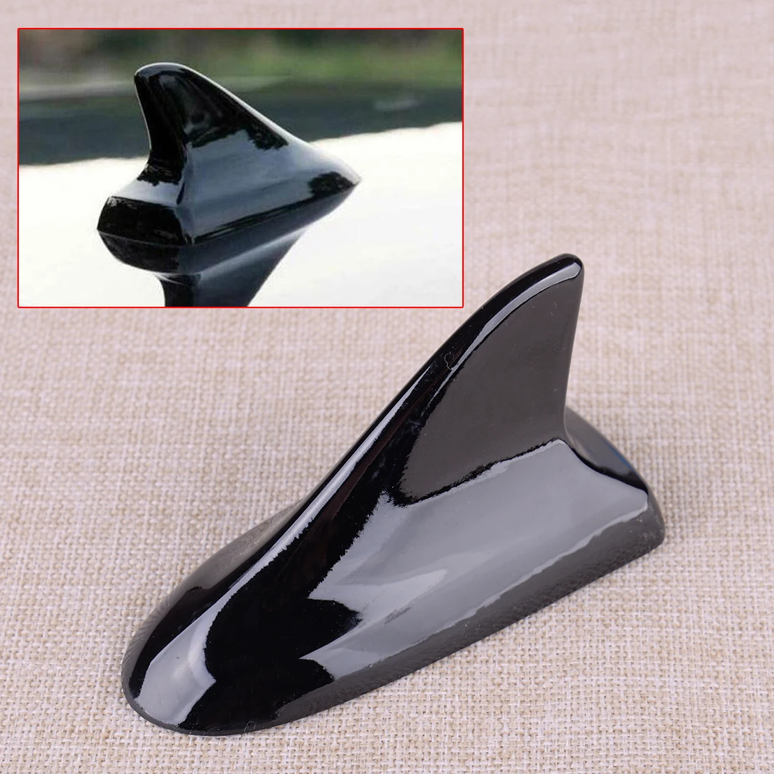 Glossy Black ABS Roof Shark Fin Antenna Receiver Cover Trim Fit for Ford Explorer 2011 2012 2013 2014 2015 2016 2017 2018 2019