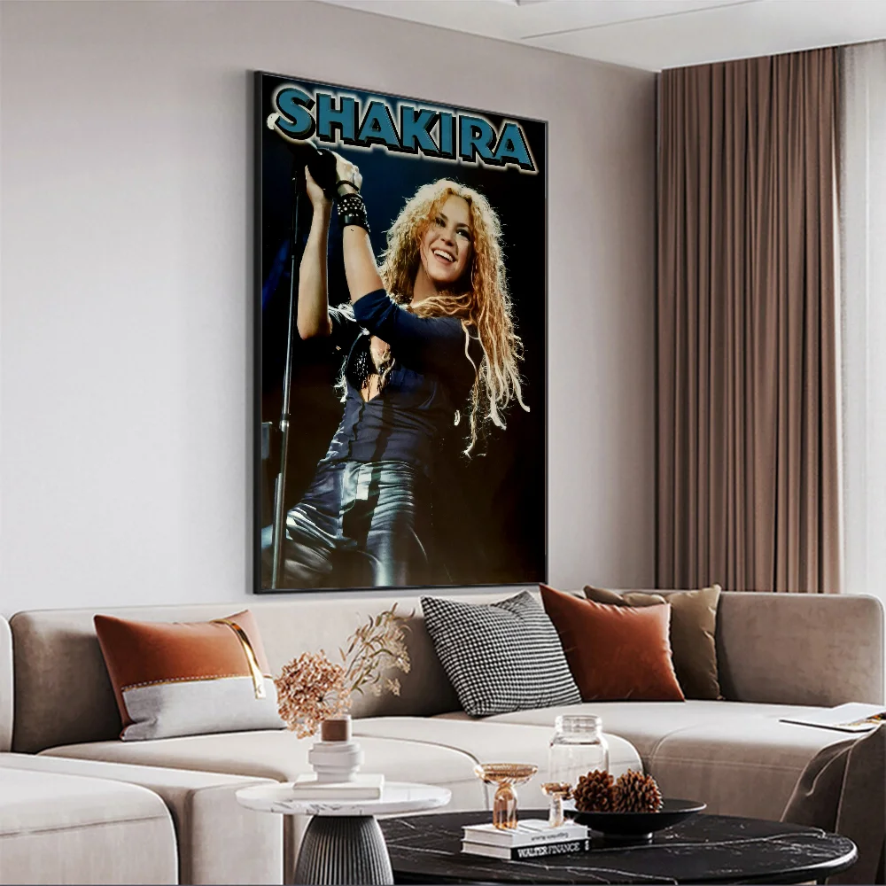 Singer S-Shakira Good Quality Prints And Posters Vintage Room Home Bar Cafe Decor Aesthetic Art Wall Painting