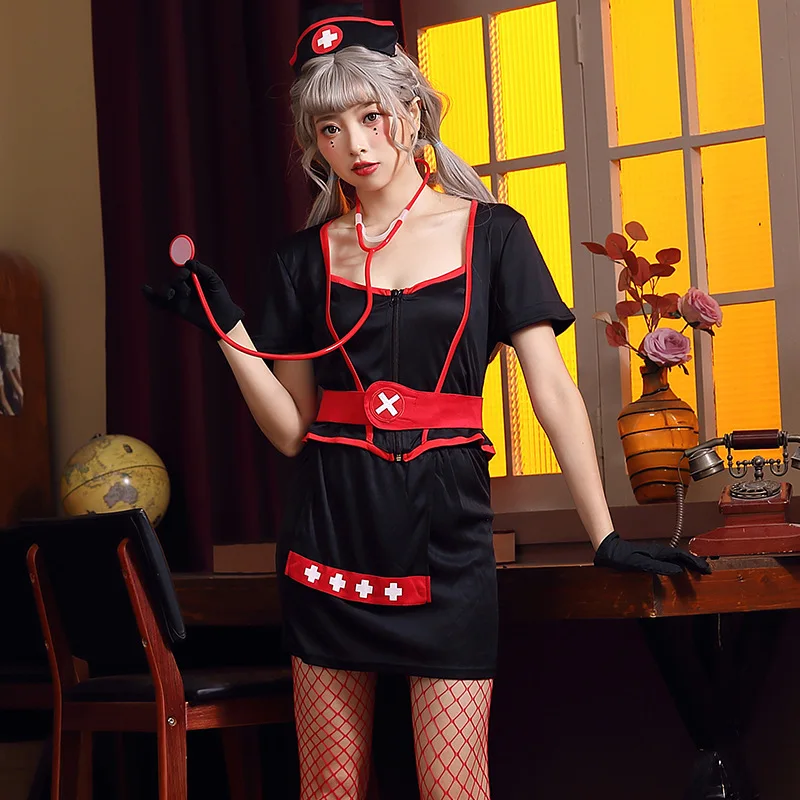 

Cosplay Nurse Set Cosplay Costume For Halloween Game Stage Bar Nurse Costume