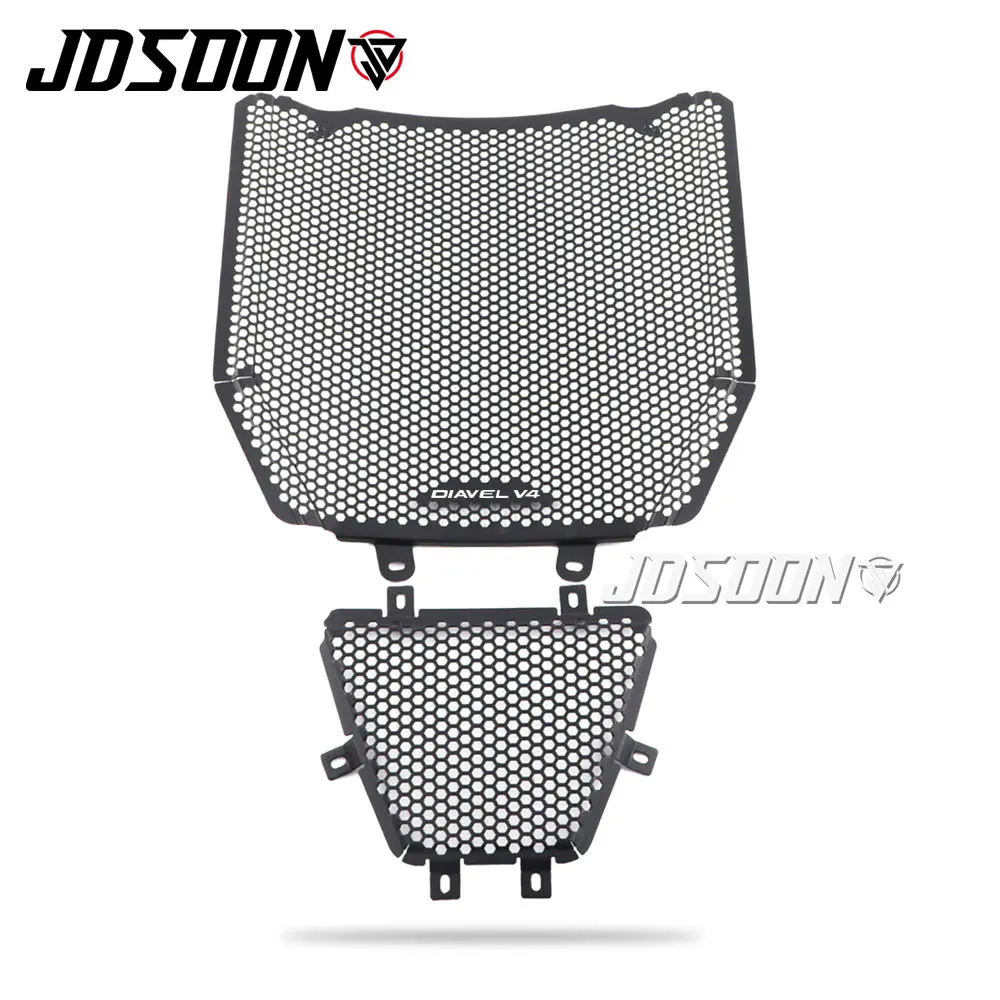 

Новинка 2024 г., Защита радиатора для мотоцикла Ducati демоel V4 демоel V4 2023 2024 +, защитная решетка радиатора, масляный радиатор из алюминия