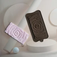 new silicone chocolate mold rose baking tool non stick silicone cake mold jelly candy 3d diy mold kitchen accessories