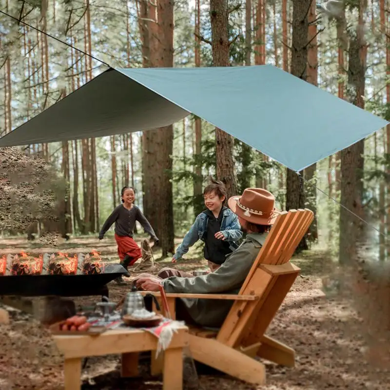 

4x3m 3x3m Ultralight Tarp Awnings Shelters Shade Sail Sunshade Garden Canopy Waterproof Outdoor Camping Tarp Travel Sun Shelter
