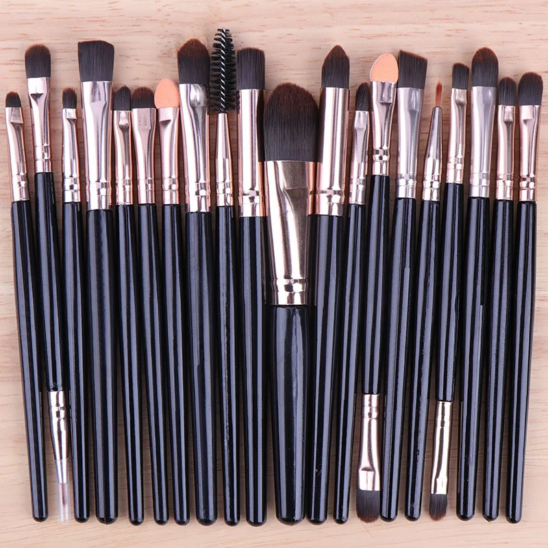 

20Pcs Makeup Brushes Set Professional Plastic Handle Soft Synthetic Hair Powder Foundation Eyeshadow Make Up Brushes Cosmetics
