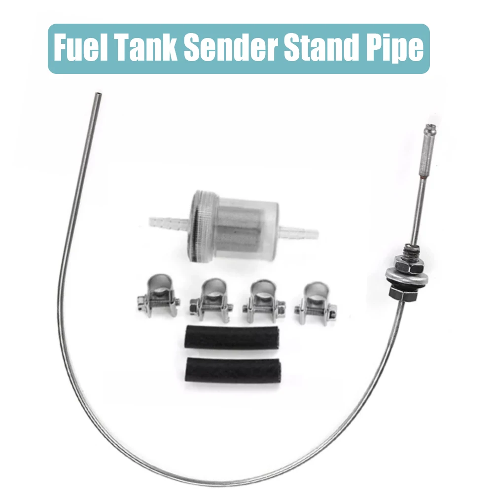 Fit For Eberspacher Webasto Heating System Auto Fuel Tank Stand pipe Kit Straight Pick-Up Tube Filler Hose Clips