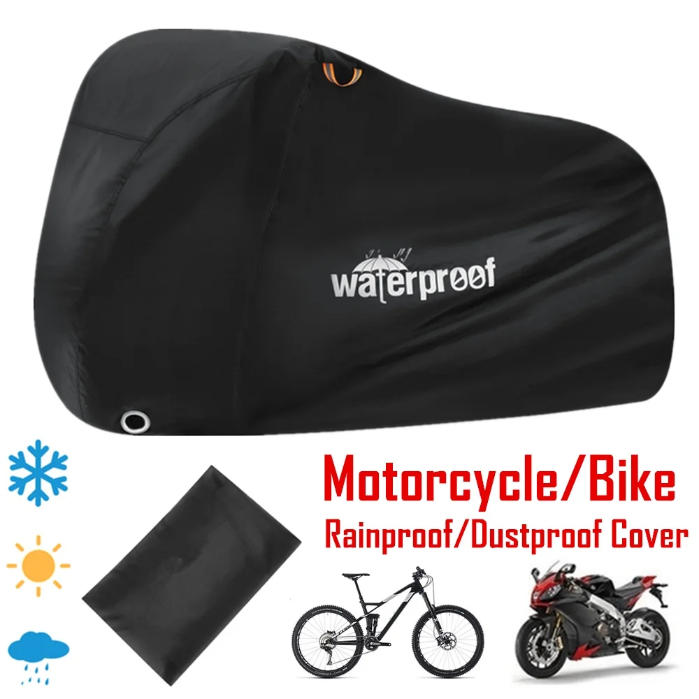 Waterproof Outdoor Dustproof Motorcycle Bicycle Bike Covers Anti-snow Rainproof Sunscreen Protection UV Protector Scooter Cover