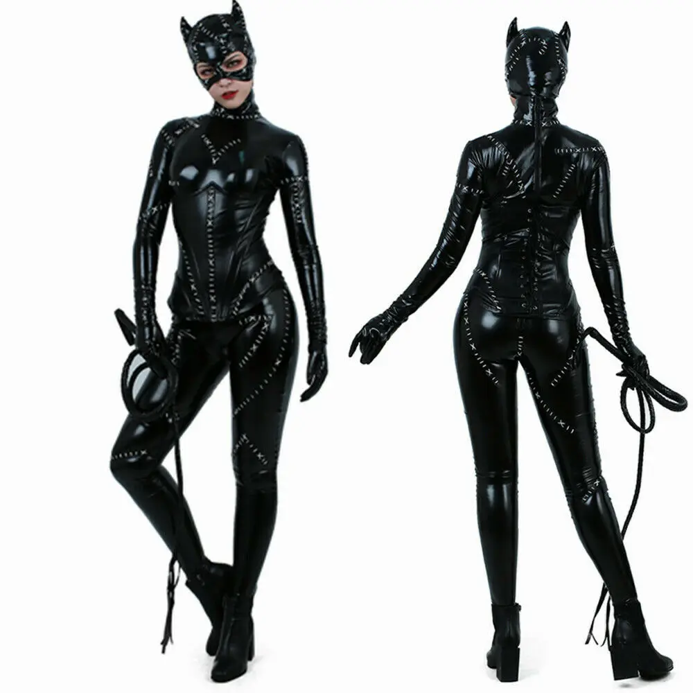 Women Cosplay Costume Cat Suit Jumpsuit Bodysuit for Women Cosplay Costume halloween costumes