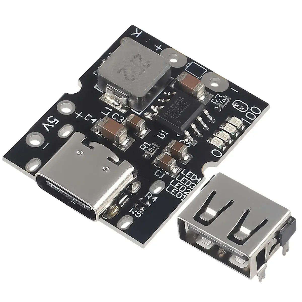 10 шт. Type-C USB 5 В 2A повышающий преобразователь модуль питания литиевая батарея