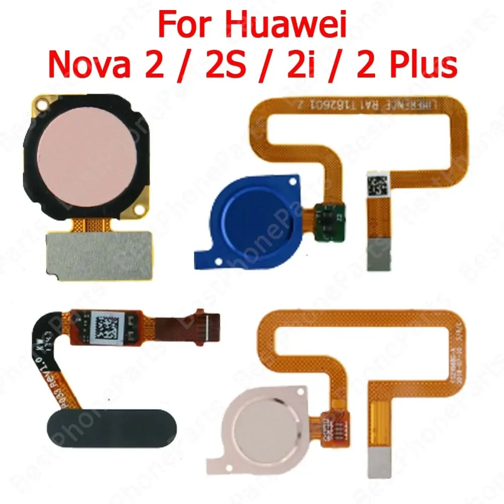 Гибкий кабель для сканера отпечатков пальцев Huawei Nova 2i 2 Lite 2S сенсор кнопка
