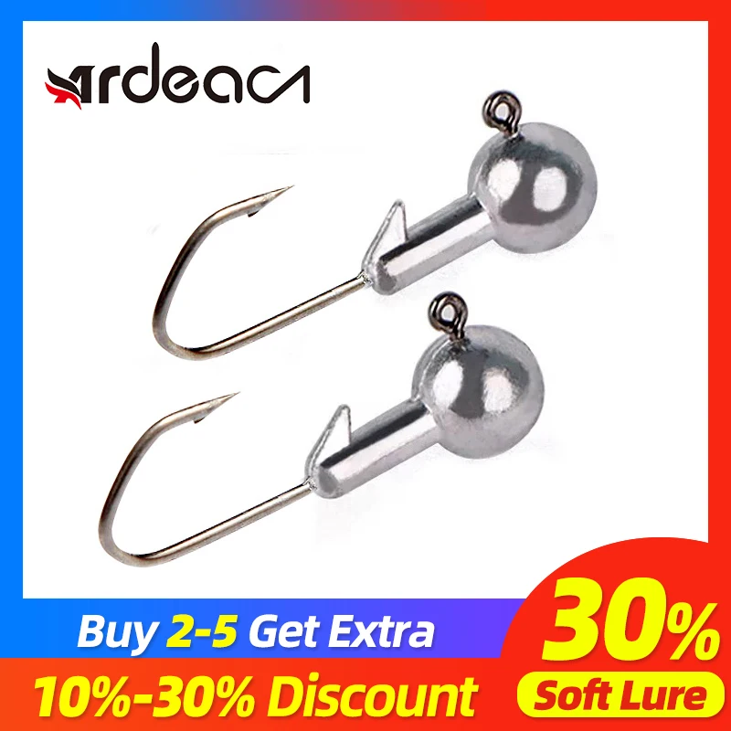 

ARDEA 7g/10g/11g/15g/19g/22g crank jig head hook fishing hook lead jig lure dard bait soft worm jig hook for fishing