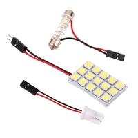 new car interior reading lamp bulb light ceiling lights dome lamp smd led t10 dome bulb ba9s adapter 12v dc cg