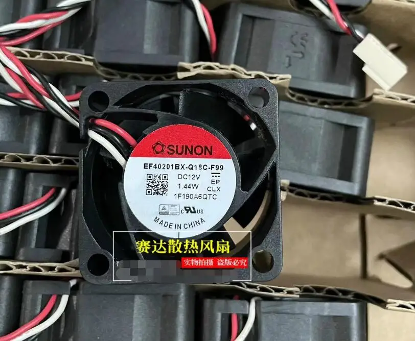 SUNON EF40201BX-Q18C-F99 Вентилятор охлаждения сервера DC 12V 1,44 W 40x40x20mm 3-проводной