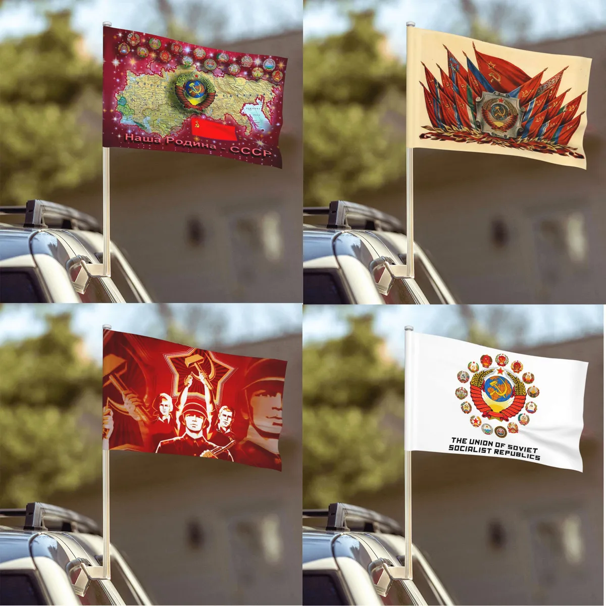 

Russia CCCP Soviet Union flag outdoor flag decorative flag car flag hand waving flag