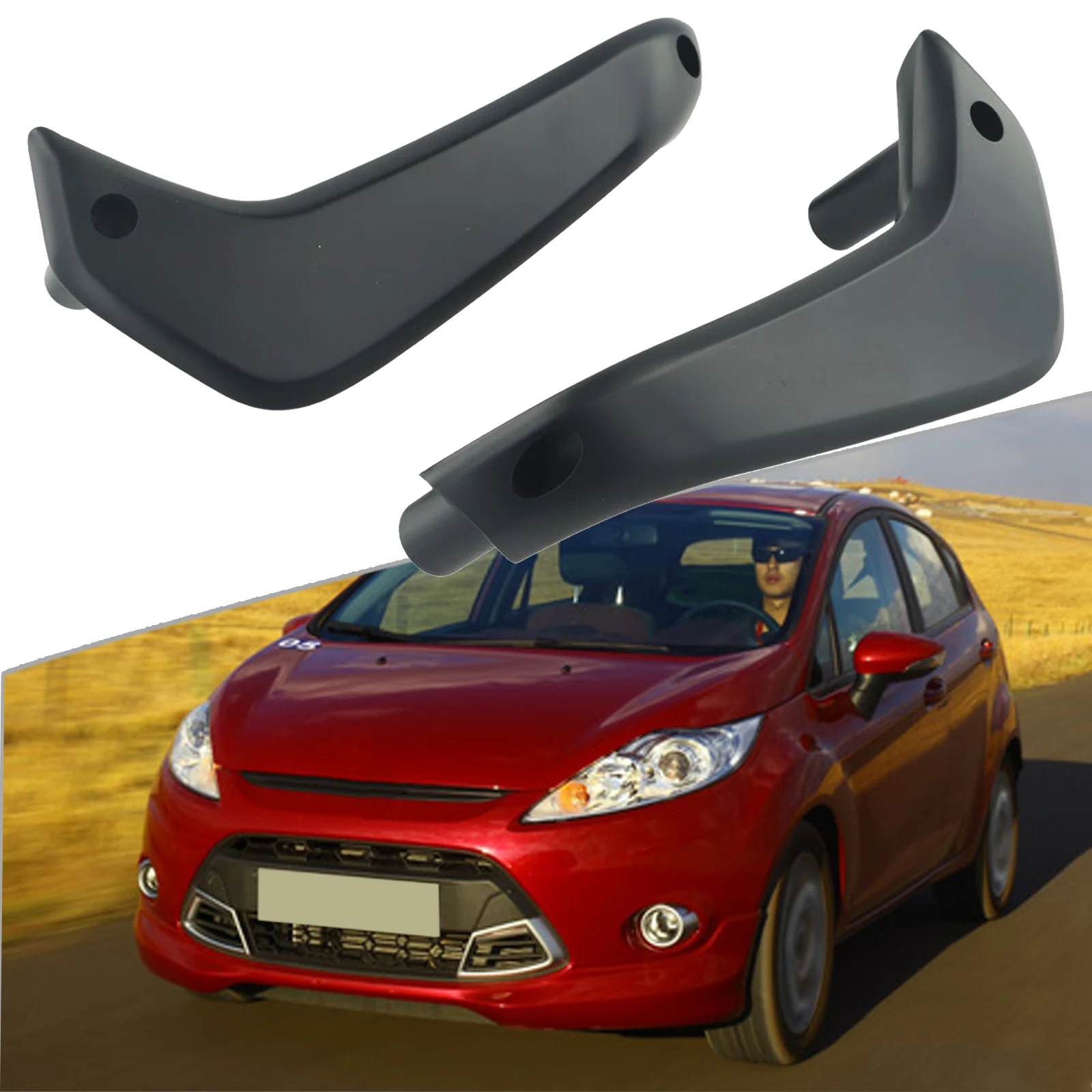 2 шт. ручка для автомобильной межкомнатной двери Ford Fiesta 2011-20 Сменные ручки левой и