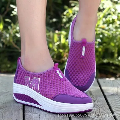 

New Women's Shoes Summer Mesh Shoes Platform Platform Shoes Casual Sports Shoes Women Running Shoes Single Shoes Women