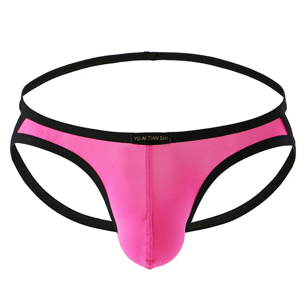 

Underwear Briefs Men All Seasons Underpants Backless Bikini Stretchy Thong Trunks Breathable Jockstrap Open Butt