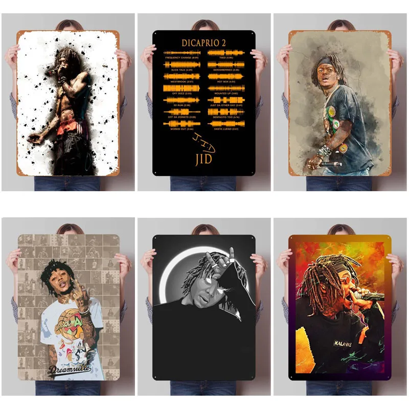 Металлические вывески JID плакаты в стиле рок-музыки украшения для домашнего