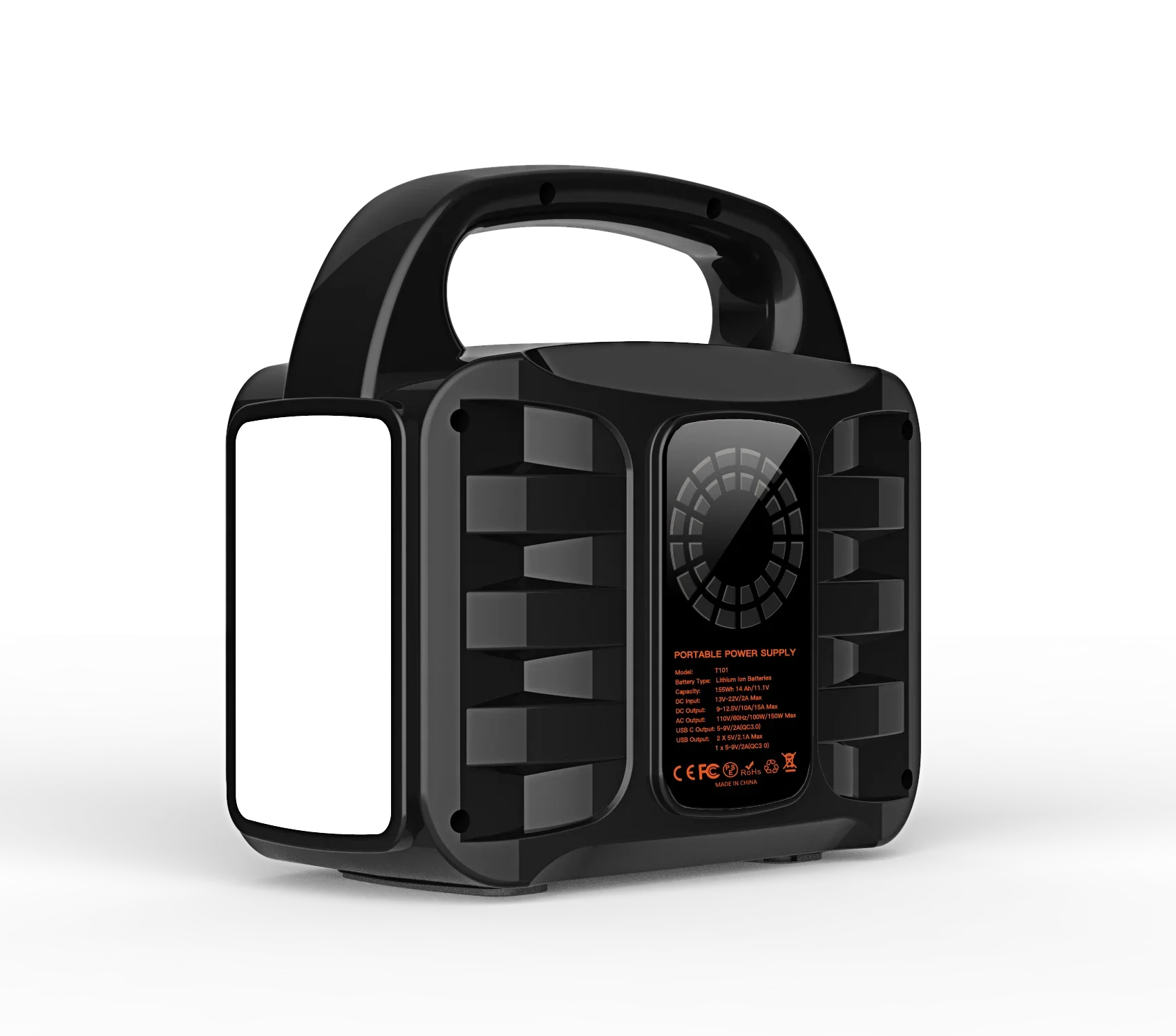 Портативная Домашняя электростанция на солнечной батарее 100 Вт 42000 мАч/3 7 в Вт/ч